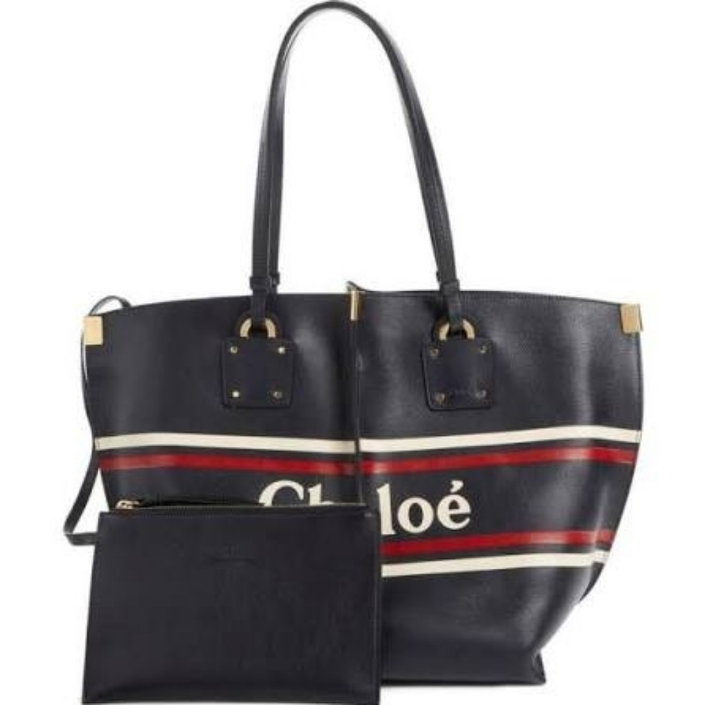 Authentic Chloe Vick Leather Tote Bag